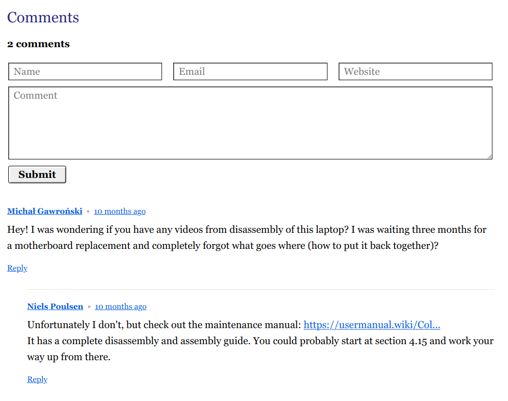 Screenshot of the Uncomment dashboard