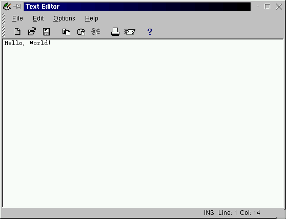 Text editor