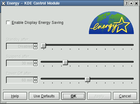 Display energy saving