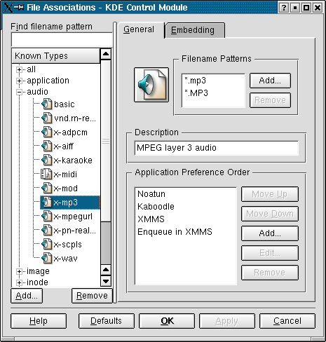 File associations